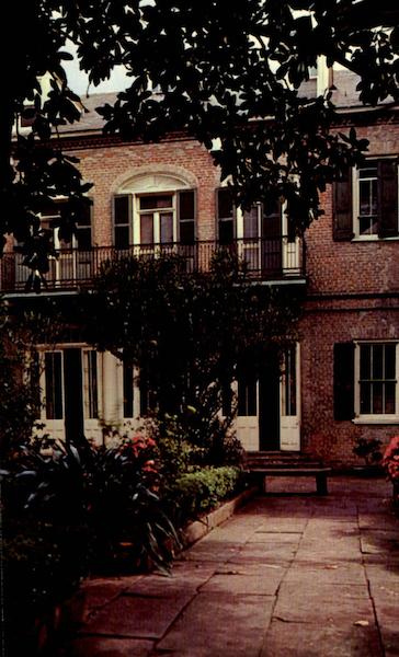 Courtyard Of Christian Woman's Exchange New Orleans Louisiana