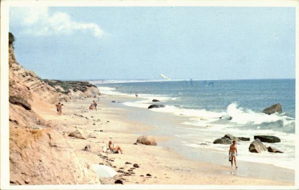 Surf At South Beach Martha's Vineyard Massachusetts
