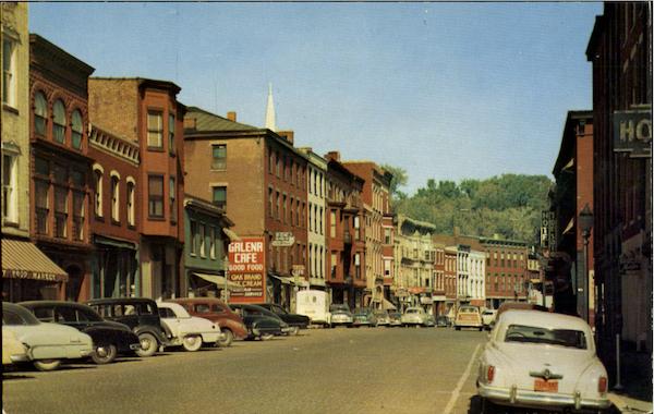 Main Street Looking North Galena Illinois
