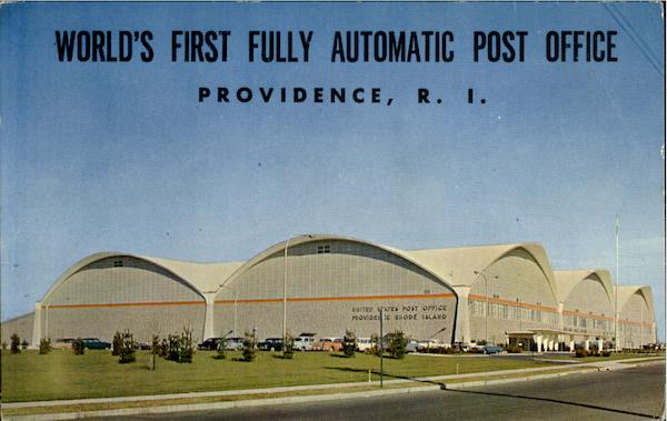 World's First Fully Automatic Post Office Providence Rhode Island