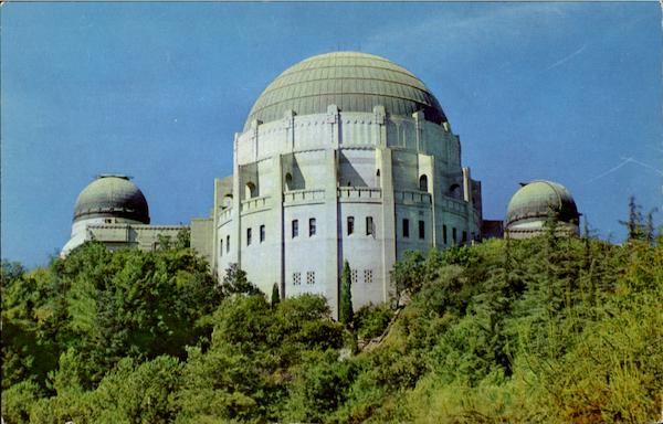 South View Of The Domes Of The Solar Telescope Los Angeles California