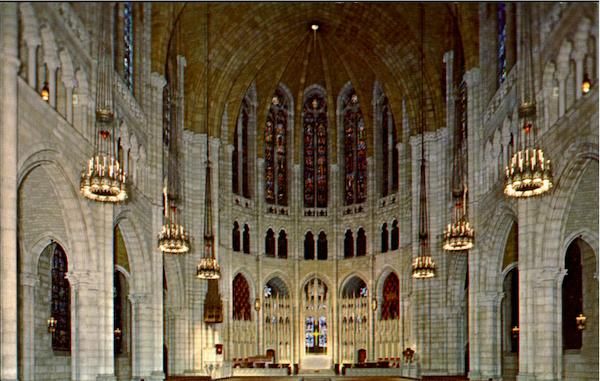 The Nave Riverside Church, 122nd Street New York City
