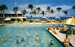 Beach Club Hotel, 3100 N. Ocean Blvd Postcard