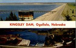 Beautiful Lake Mcconaughy And Kingsley Dam Postcard