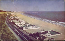 World Famous Santa Monica Beach California Postcard Postcard