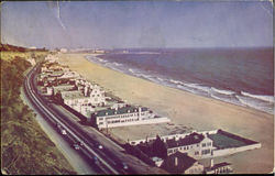World Famous Santa Monica Beach Postcard