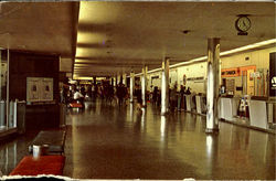 Interior Of Hopkins Airport Postcard