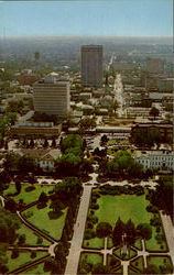 View Of Downtown Baton Rouge From The Top Of The State Capitol Postcard