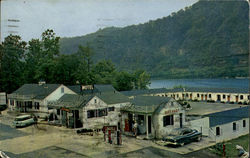 Edgewater Steak House & Motel Gauley Bridge, WV Postcard Postcard