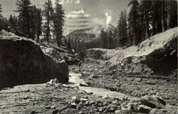 Washout On Lost Creek Postcard