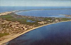 Aerial View Of Outer Cape Cod Postcard