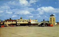 International Airport Brownsville, TX Postcard Postcard