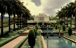 Mormon Temple In Hawaii Postcard