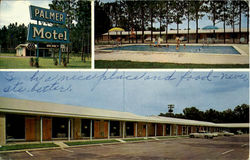 Palmer Motel, U. S. 27 South Bainbridge, GA Postcard Postcard