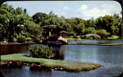 Pavilion Bridge, Liliuokalani Park Hilo, HI Postcard Postcard