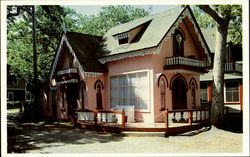 A Typical Gingerbread Cottage Postcard