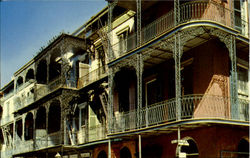 Lace Balconies, St. Petr Street Postcard