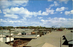 Bird's Eye View Of Lancaster's Stock Yards Postcard