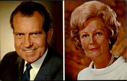 President And Mrs. Richard M. Nixon Postcard