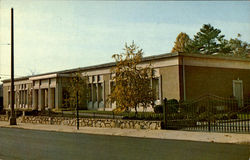 Henderson County Public Library, 301 North Washington St Postcard