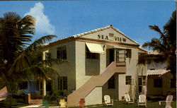 Sea View Apartments Hollywood Beach, FL Postcard Postcard