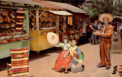 Olvera Street Los Angeles, CA Postcard Postcard