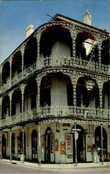Lace Balconies, 700 Royal Street Postcard