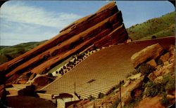 Famous Red Rocks Theatre Postcard