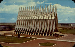Academic Section Of The U. S. Air Force Academy Postcard