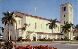 Beautiful St. Anthony's Catholic Church, N. E. 2nd Street Fort Lauderdale, FL Postcard Postcard