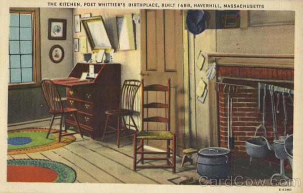 The Kitchen, Poet Whittier's Birthplace Haverhill Massachusetts