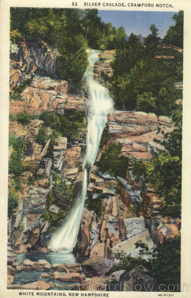 Silver Cascade, Crawford Notch White Mountains New Hampshire