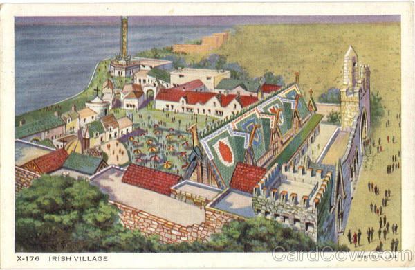 Irish Village - Chicago 1934 International Exposition Illinois