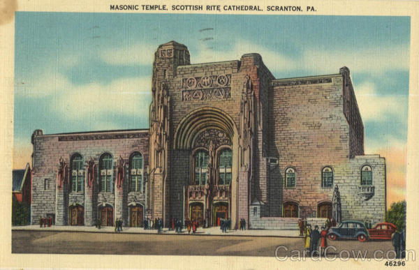 Masonic Temple, Scottish Rite Cathedral Scranton Pennsylvania