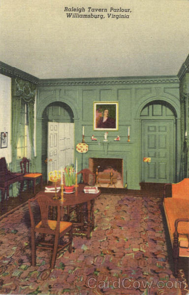 Raleigh Tavern Parlour Williamsburg Virginia