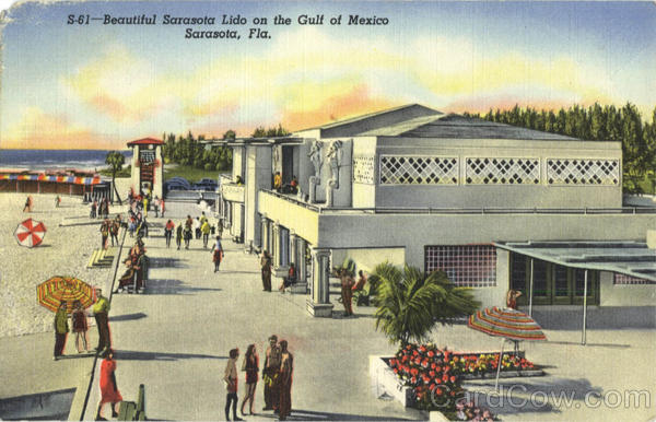 Beautiful Sarasota Lido on the Gulf of Mexico Florida