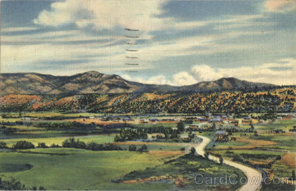 Sangre De Cristo Mountains and Moreno Valley Taos New Mexico
