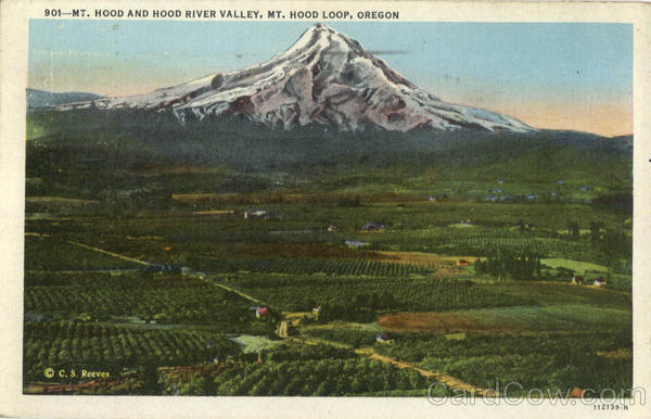 Mt. Hood and Hood River Valley Mt. Hoop Loop Oregon
