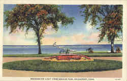 Breakwater Light, Seaside Park Postcard