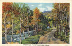 Greetings From Rockville Connecticut Postcard Postcard