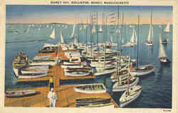 Quincy Bay, Wollaston Massachusetts Postcard Postcard