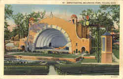 Amphitheatre, Walbridge Park Toledo, OH Postcard Postcard