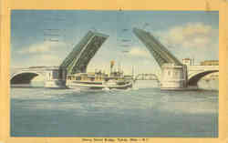 Cherry Street Bridge Toledo, OH Postcard Postcard