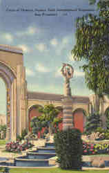 Court of Flowers, Golden Gate International Exposition Postcard