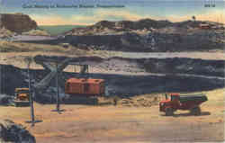 Coal Mining in Anthracite Region Postcard