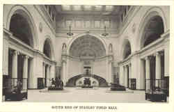 South End of Stanley Field Hall Postcard