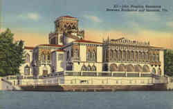 John Ringling Residence Between Bradenton and Sarasota Postcard