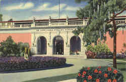 Entrance to Ringling Art Museum Postcard
