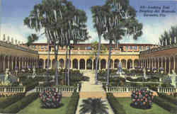 Looking East In Ringling Art Museum Postcard