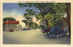 Main St., Looking South Postcard